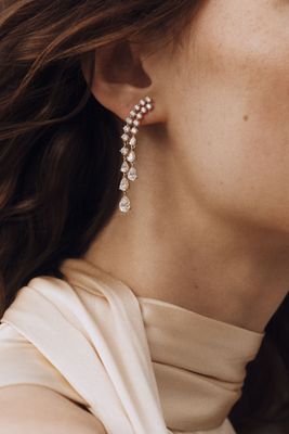 NADRI Willow Crystal Climber Earrings
