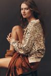 By Anthropologie Sequin Cardigan Sweater