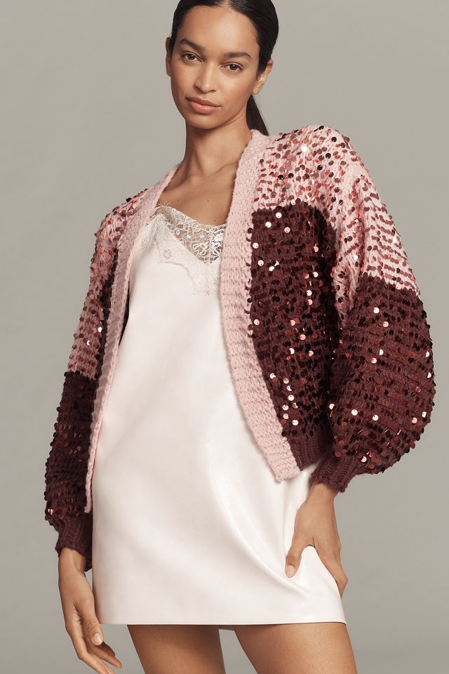 By Anthropologie Sequin Cardigan #2