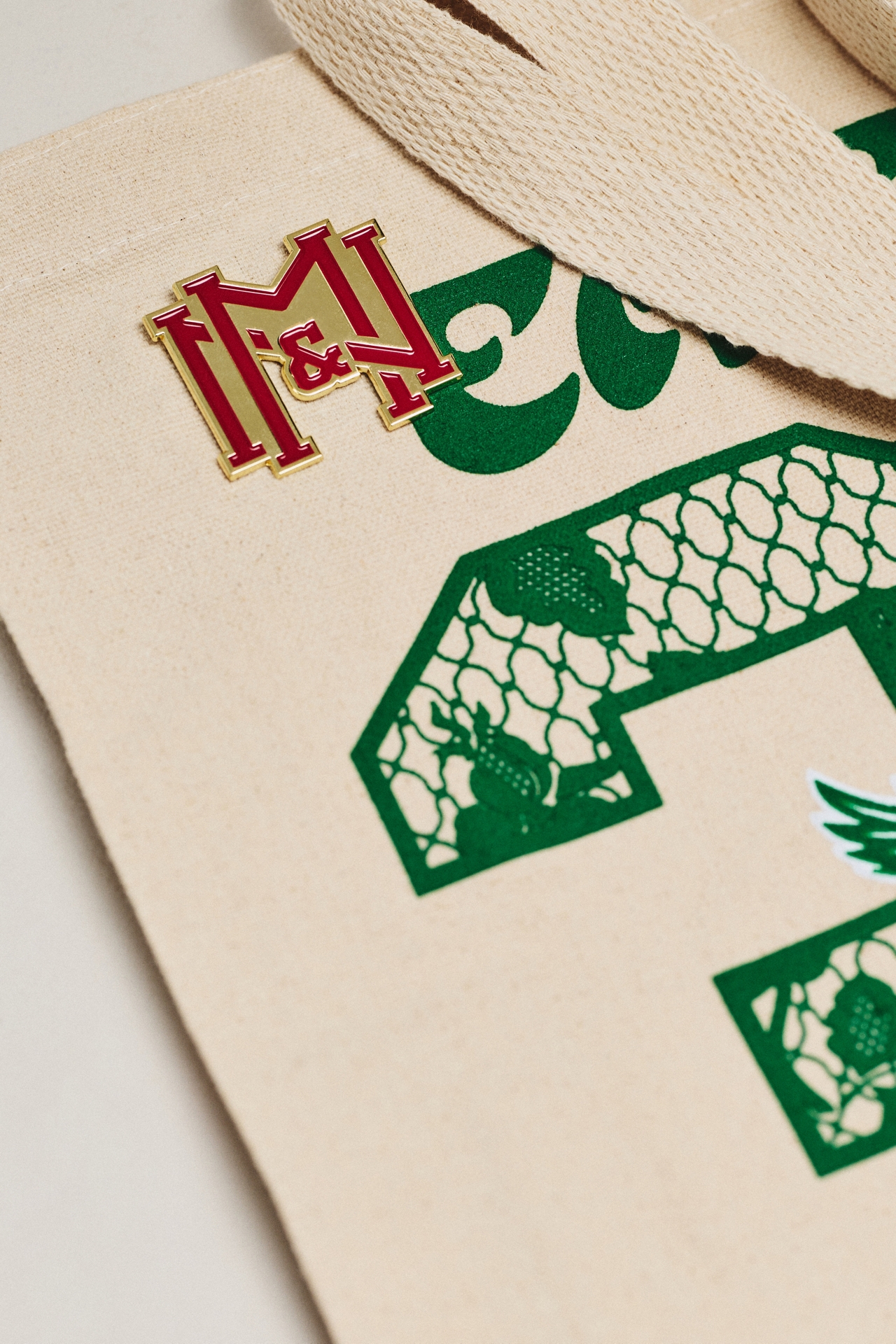 Mitchell & Ness Canvas NFL Team Tote Bag