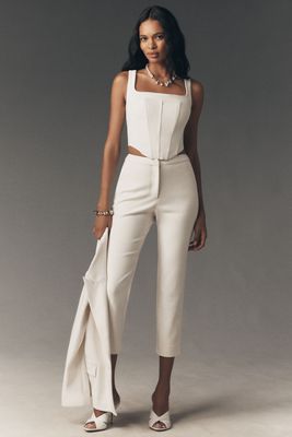BHLDN Mid-Rise Slim Ankle Pants