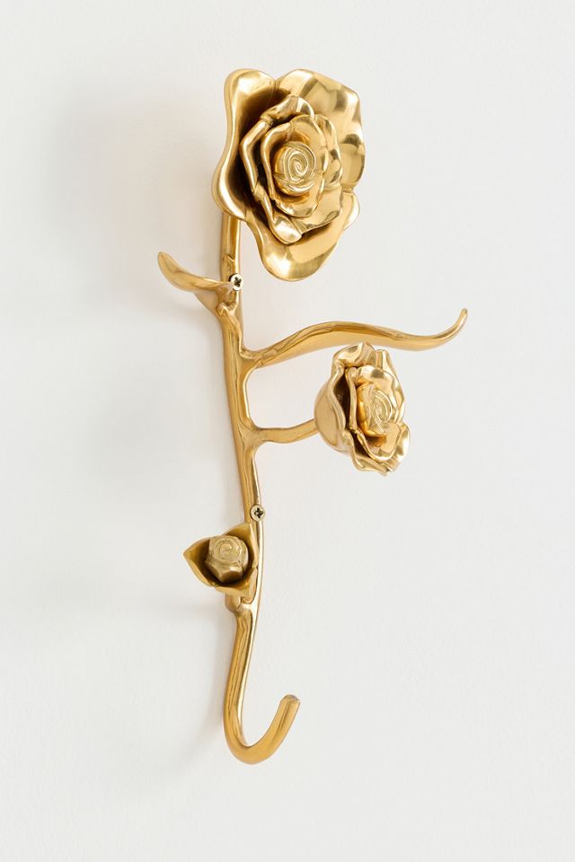 Brass Rose Jewellery Rack #1