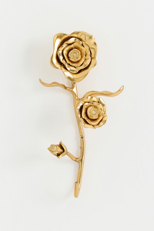 Brass Rose Jewellery Rack #2