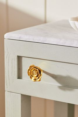 gold knobs for dresser anthropologie Set Of Six Brass Mother Of Pearl KnobsPerilla Home main image 1