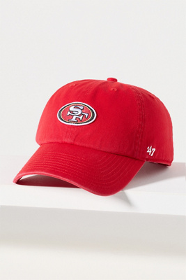 47 Brand Nfl Mini Patch Baseball Cap In Red