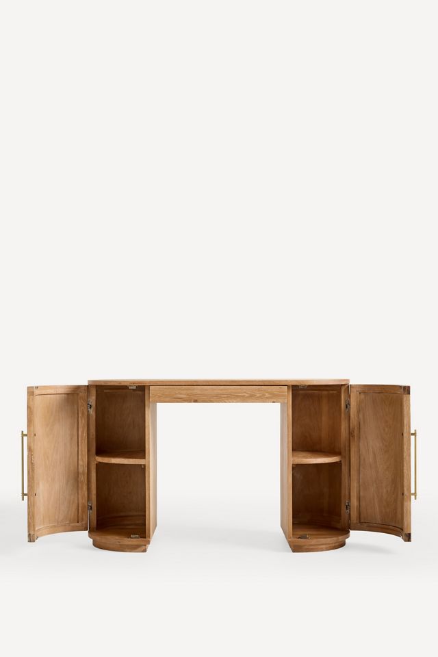 Sienna Oak Wood Executive Desk #1