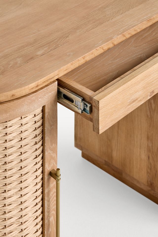 Sienna Oak Wood Executive Desk #4