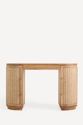 Sienna Oak Wood Executive Desk