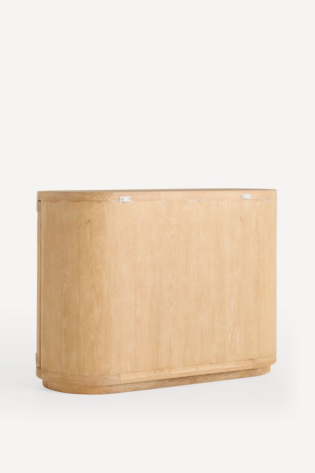 Sienna Oak Wood Entryway Cabinet #3