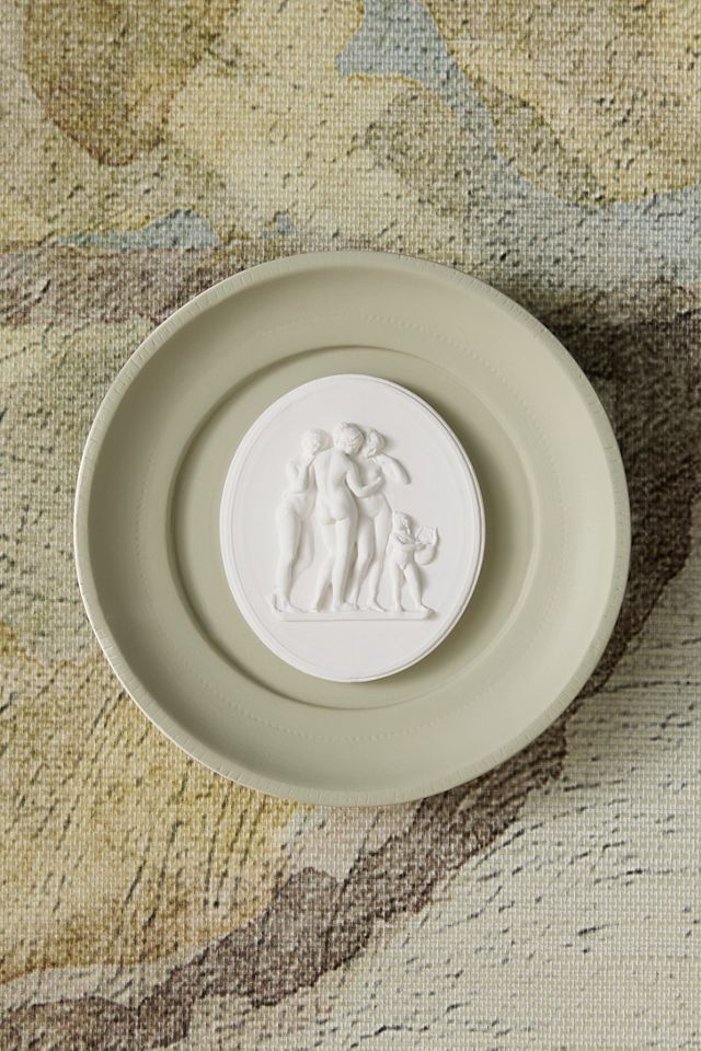 STATUETTE Plaster Framed Intaglio Gallery Wall Charm #1