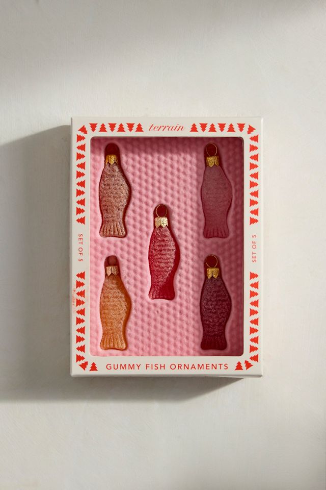 Gummy Fish Ornaments, Set of 5 #1