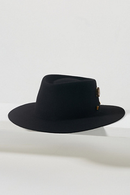Van Palma Georgina Wool Fedora In Black