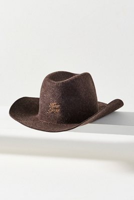 Van Palma Loris Wool Rancher Hat In Brown