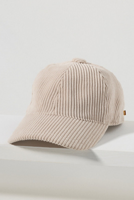 Van Palma Ray Corduroy Baseball Cap In White
