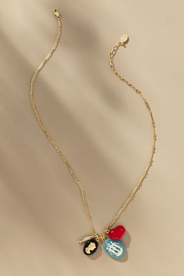 Clare V. Cameo Charm Necklace