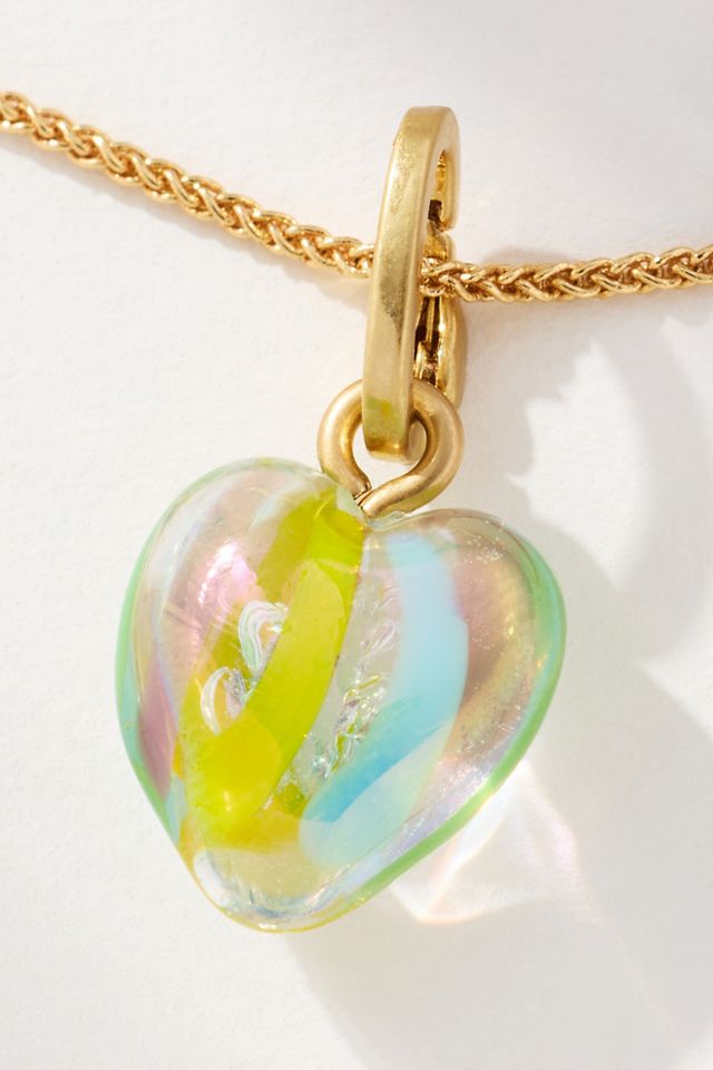 Clare V. Marble Heart Charm #1