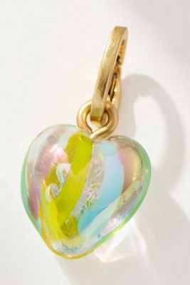 Clare V. Marble Heart Charm