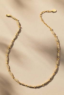 Clare V Sardine Chain Necklace In Gold