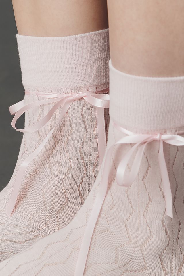 High Heel Jungle Bella Bow Socks #1