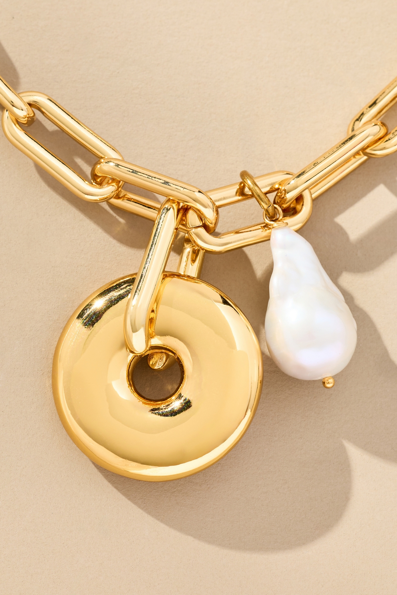 Timeless Pearly Baroque Pearl Necklace