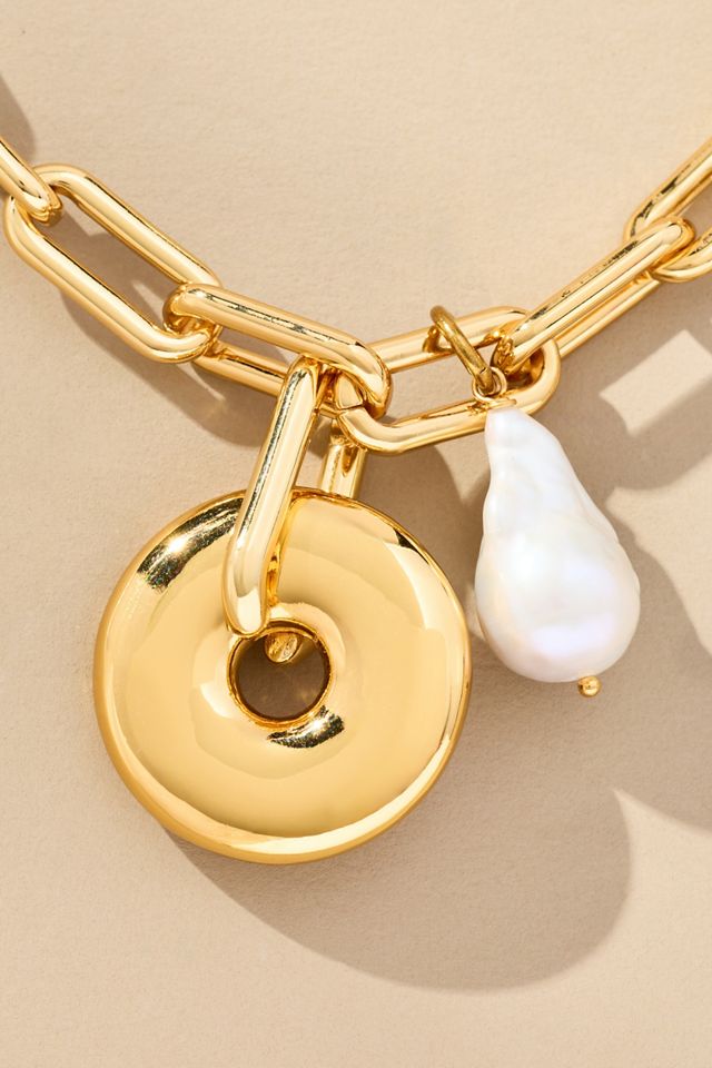 Timeless Pearly Baroque Pearl Necklace #1