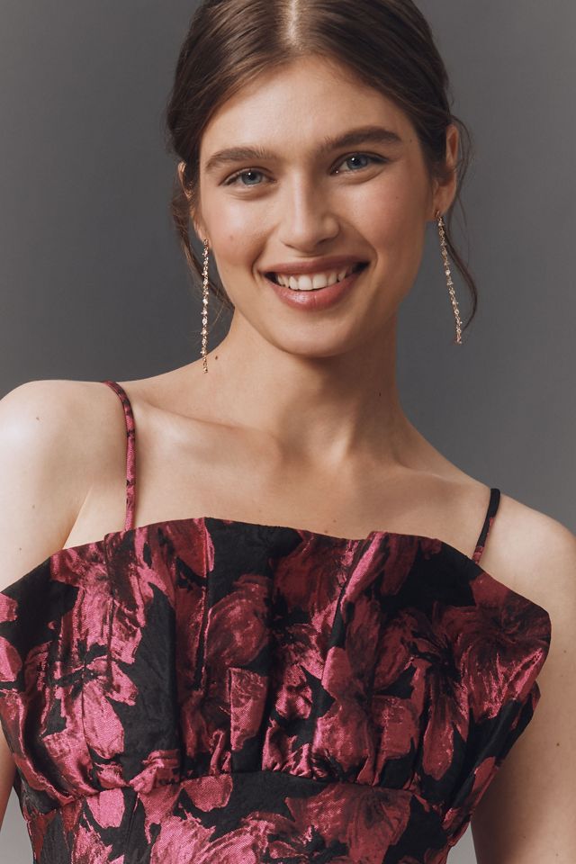 Elliatt Strapless Brocade Mini Dress #3