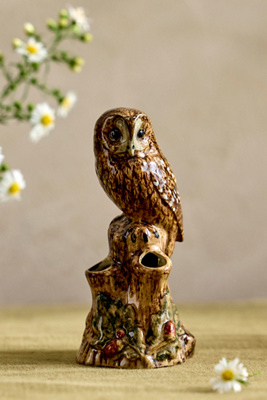 Quail Ceramics Tawny Owl Vase - Thumbnail 4