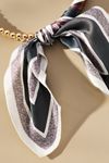 Beaded Silk Scarf Collar Necklace