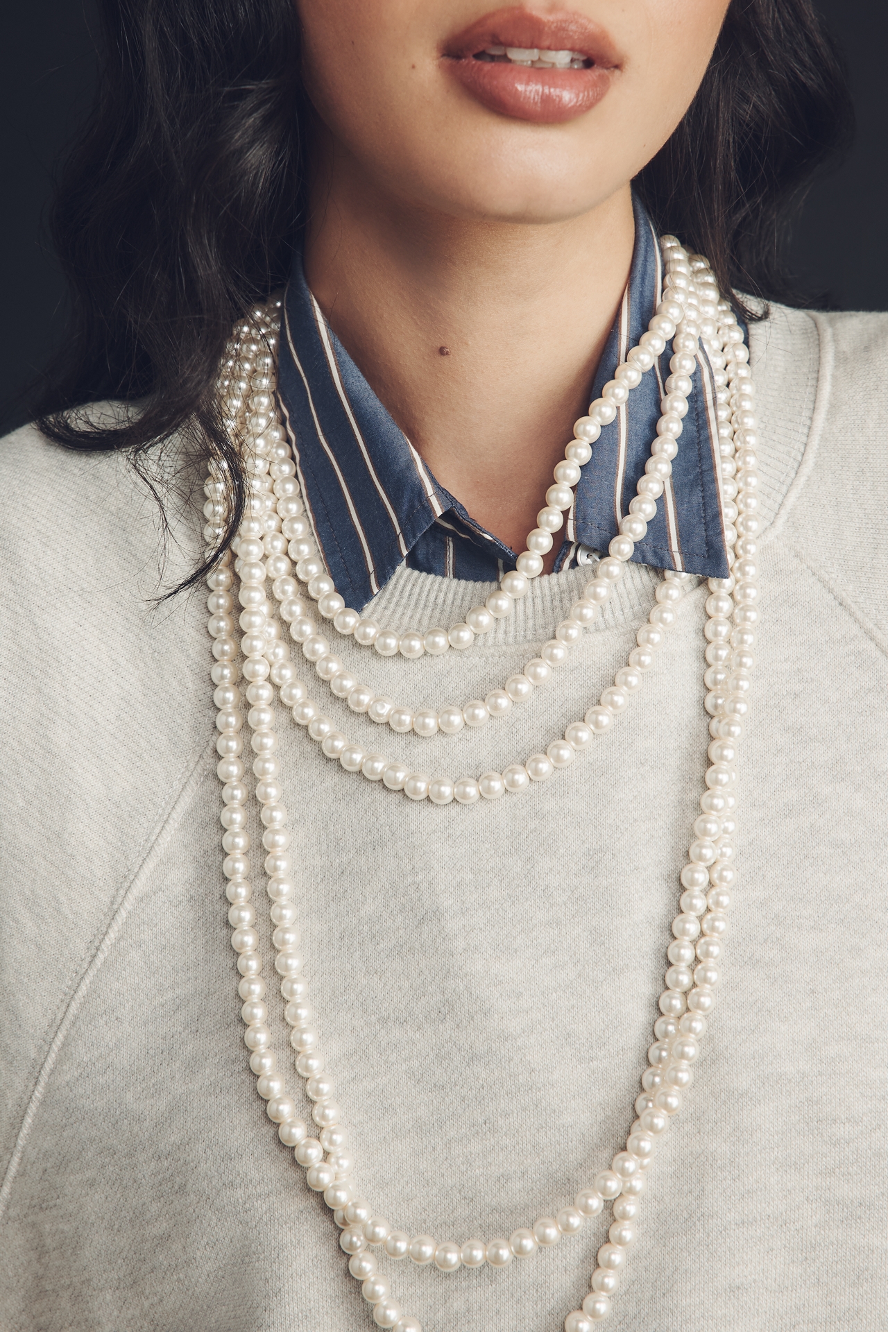 Layered Pearl Necklace