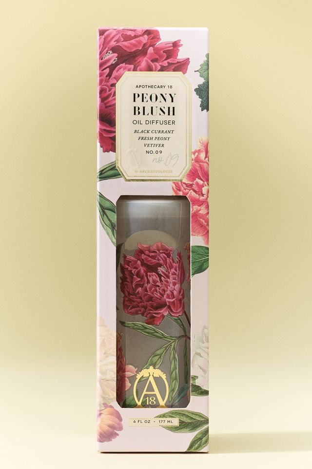 Apothecary 18 Floral Peony Blush Glass Reed Diffuser #3
