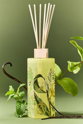 Apotheke 18 Holzig Sandelholz & Vanille Glas Duftstäbchen Diffusor