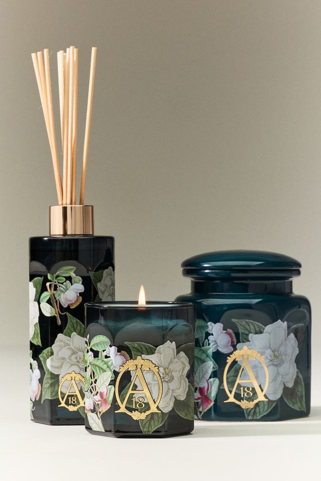 Apothecary 18 Floral Night Gardenia Glass Reed Diffuser | AnthroHome