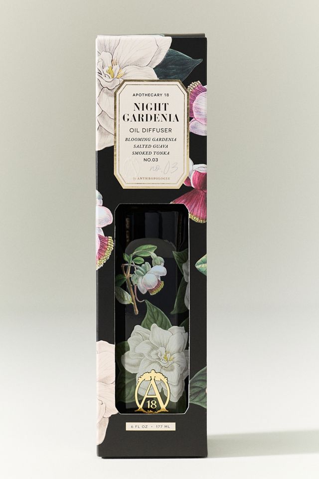 Apothecary 18 Floral Night Gardenia Glass Reed Diffuser #2