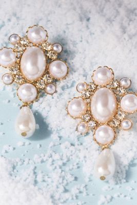 Jennifer Behr Jubilee Pearl Drop Earrings