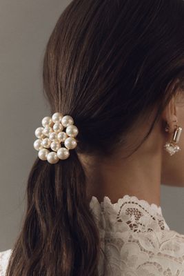 Jennifer Behr Paige Pearl Ponywrap Hair Tie