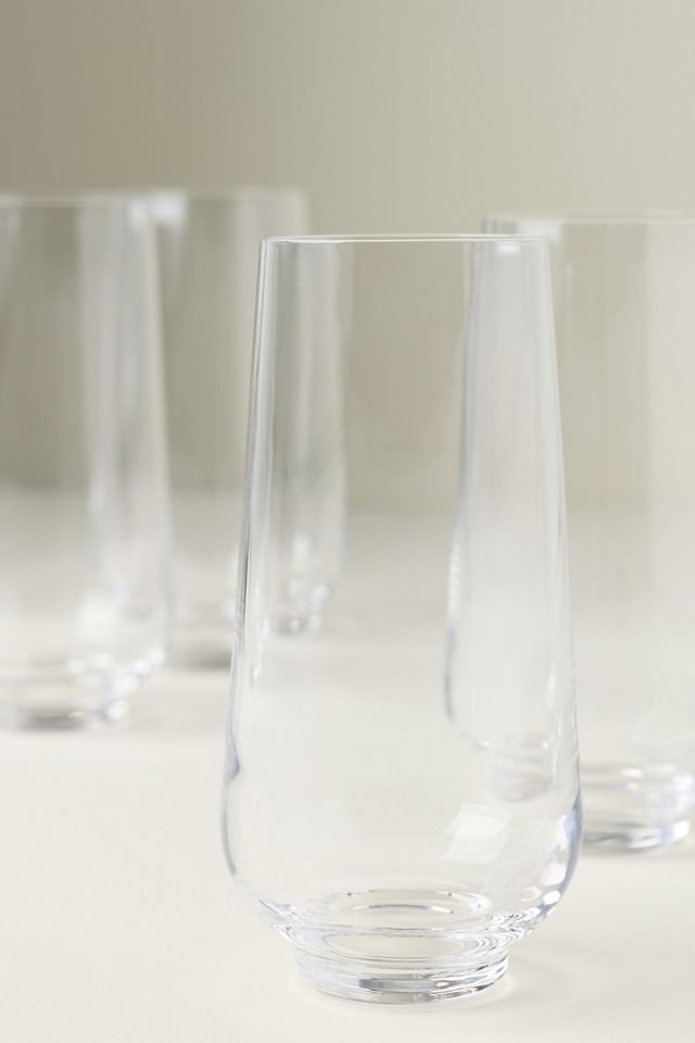 NUDE Hepburn Long Drinking Glasses, Set of 4 #2