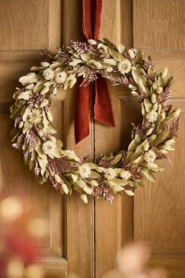 Holiday Shimmer Dried Wreath