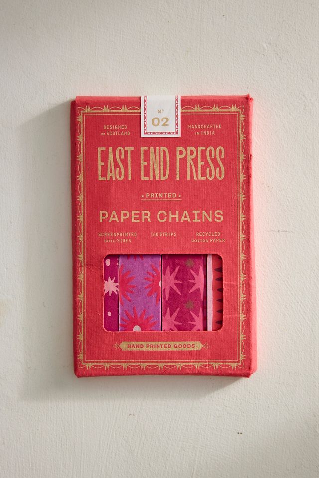 Pink + Red Paper Chain Kit #2
