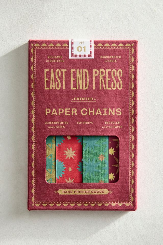 Pink + Red Paper Chain Kit #2