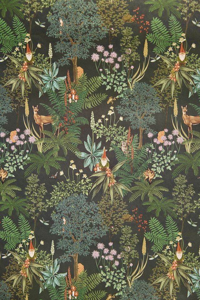 Gnome Woodland Gift Wrap, Set of 3 Sheets #1