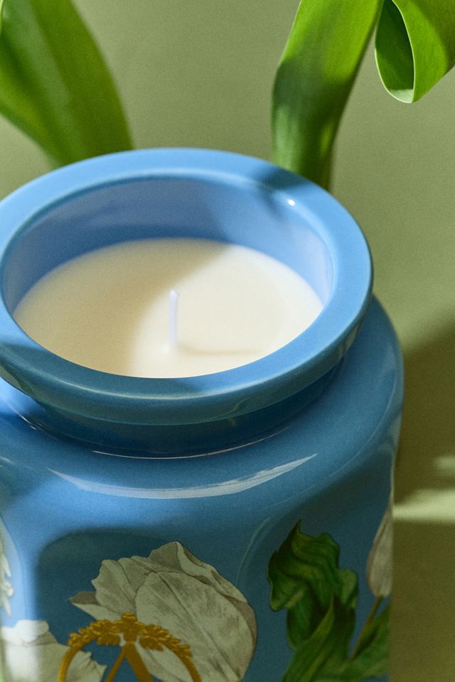 Apothecary 18 Floral Tulip Fields Ceramic Candle | AnthroHome