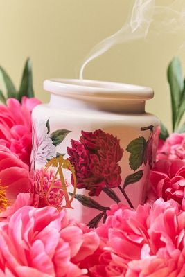 Apothecary 18 Floral Night Gardenia Ceramic Jar Candle | AnthroHome