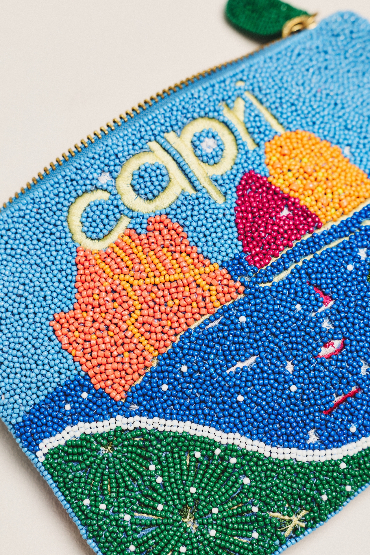 Daniella Manini Beaded City Pouch