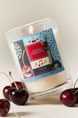 Candela di Vetro Imaginary Authors x Anthropologie Fruity Cherry Groove