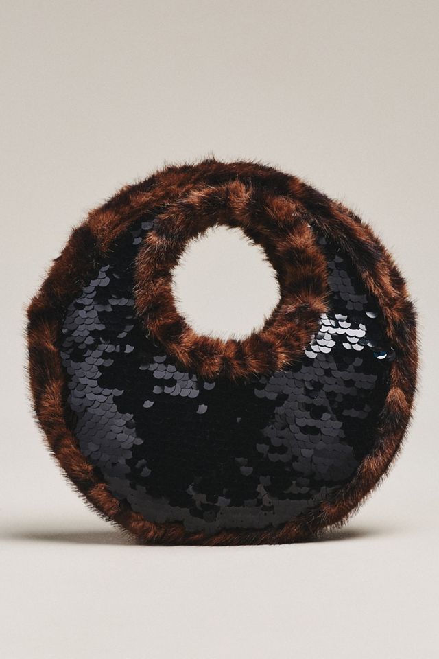 Dolce Vita Felipa Embellished Faux Fur Satchel #1