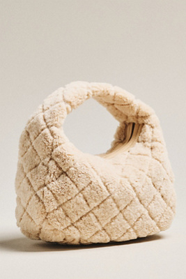 Dolce Vita Frankie Faux Fur Satchel In Neutral