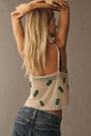 By Anthropologie Beaded Icon Cami