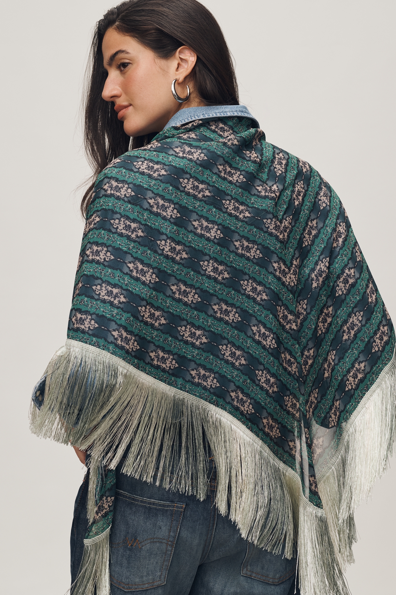 Anna Sui Fringe Wrap