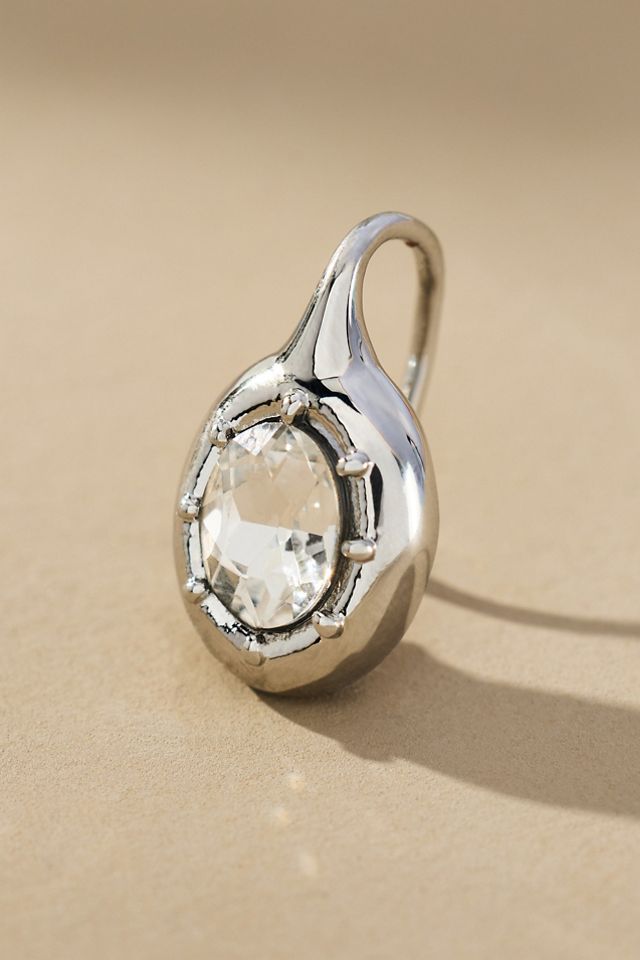 Crystal Fishhook Earrings #1