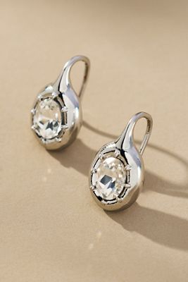 Crystal Fishhook Earrings